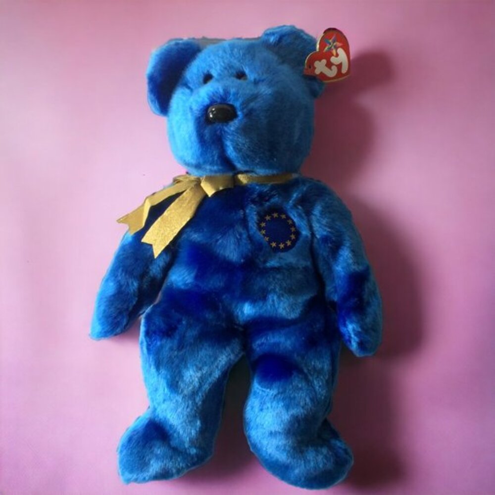 Ty Beanie Buddy "Unity"  Blue Bear NWT Excellent Condition